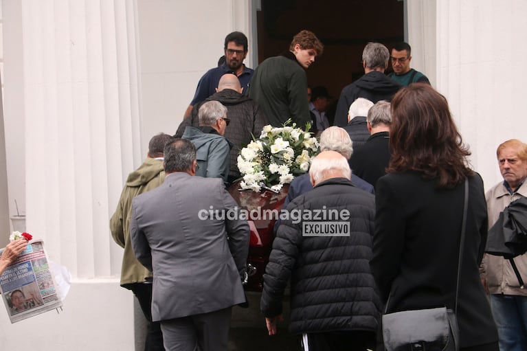 El entierro de Luis Brandoni (Foto: Movilpress).