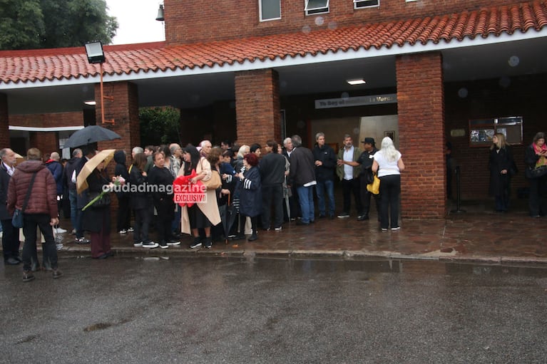 El entierro de Luis Brandoni (Foto: Movilpress).