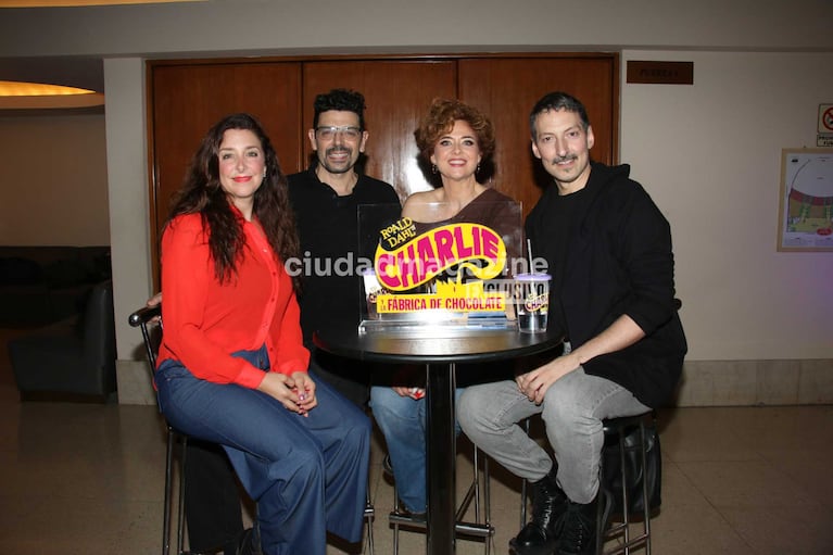 El equipo de "Charlie y la fábrica de chocolate". (Foto: Movilpress)