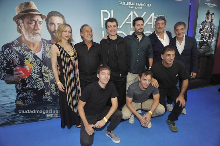 El equipo de "Playa de Lobos", la nueva película de Guillermo Francella