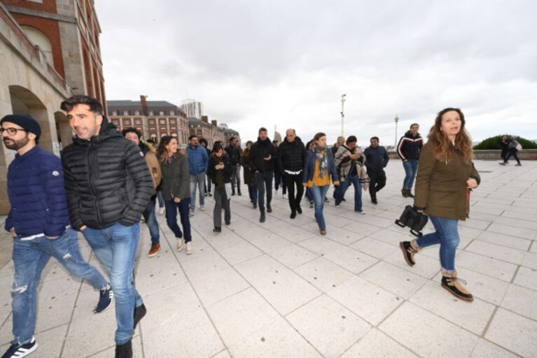 El equipo de ShowMatch se reunió en Mar del Plata y se sumó Fran Tinelli como asistente de producción