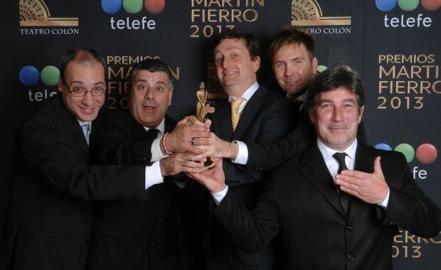 El equipo de Sin Codificar también celebró su Martín Fierro (Foto: Telefe).