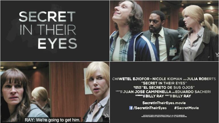 El error en el trailer de la remake de El secreto de sus ojos (Foto: Captura)