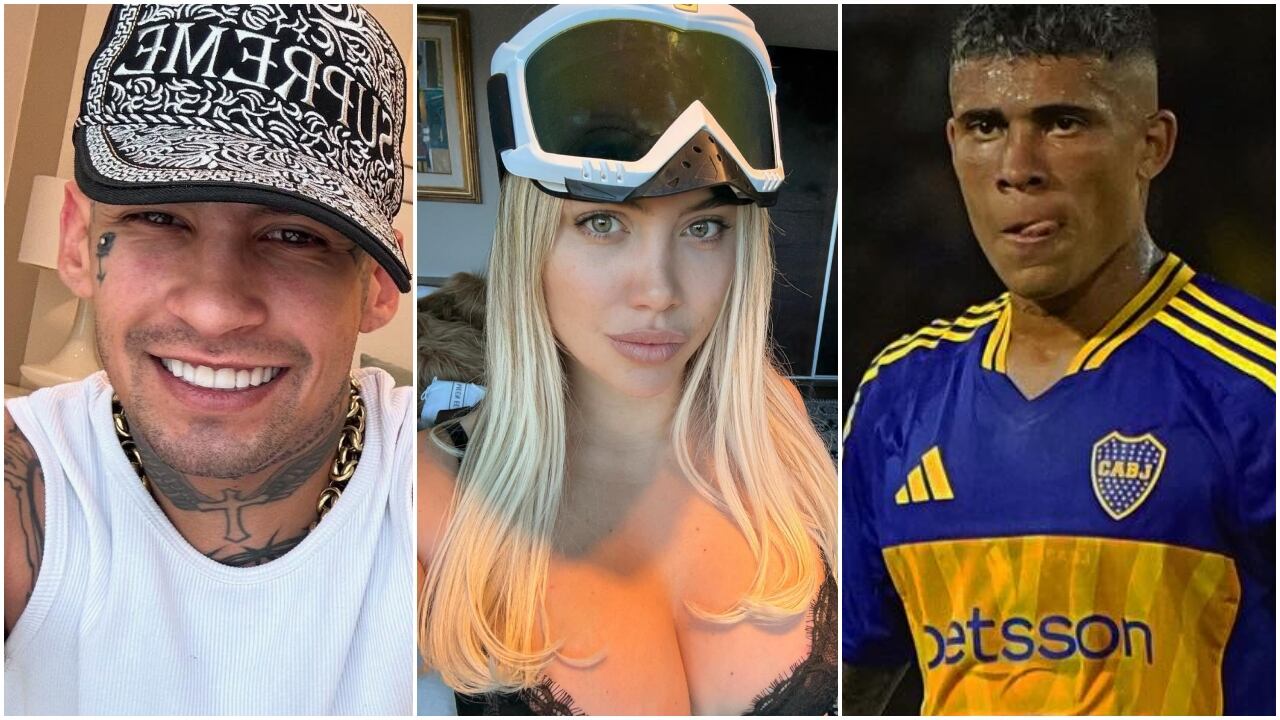 El escándalo detrás del romance de Wanda Nara y Ayrton Costa que enfureció a L-Gante: “Eran amigos”. Crédito: Instagram/ @lgante_keloke - @wanda_nara - @ayrtoncosta32