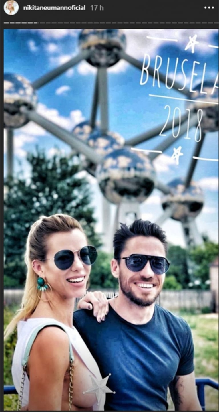 El escote mega hot de Nicole Neumann para un paseo con Marley y Mirko: ¡ola de comentarios en Instagram!