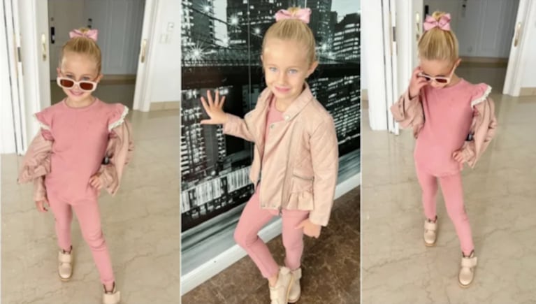 El espectacular look "total pink" de Matilda Salazar para ir al cine con sus amigos: "¿Les gusta?"