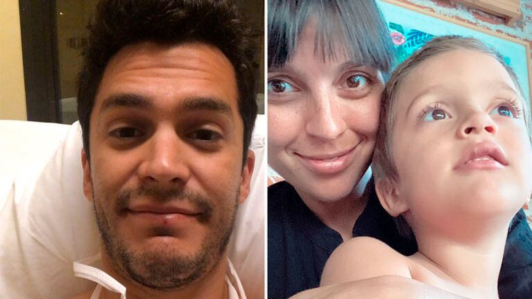 El esposo de Felicitas Pizarro bromeó por su internación: No sé qué es peor, el covid, la apendicitis o la comida