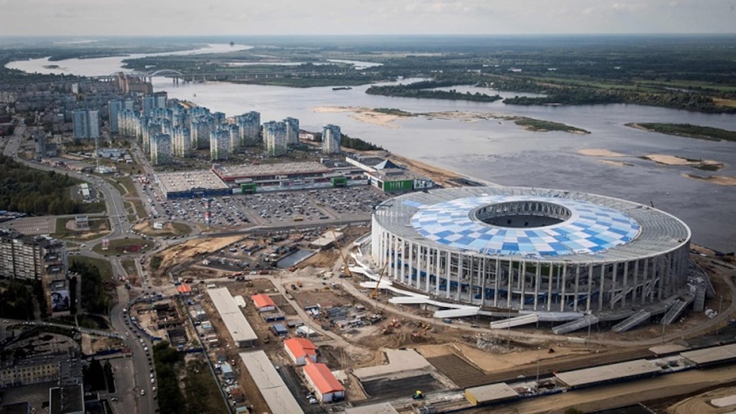 El estadio de Nizhni Nóvgorod será protagonista en el Mundial de Rusia 2018