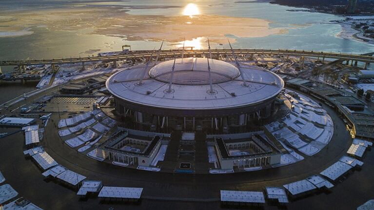 El estadio San Petersburgo, el más caro del Mundial de Rusia 2018