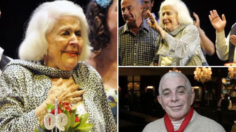 El estado de salud de China Zorrilla, en su cumpleaños 92. (Fotos: Ciudad.com y Web)