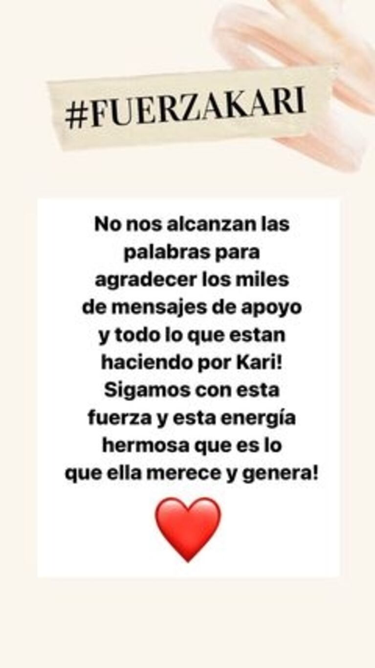 El estado de salud de Karina Gao y su bebé, y el mensaje que apareció en su Instagram: "Recen y envíen lindas energías"