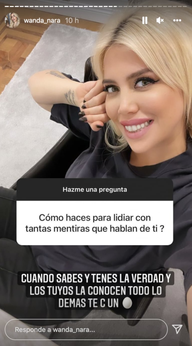 El exabrupto de Wanda Nara cuando le preguntaron cómo la afectan los rumores de crisis con Mauro Icardi