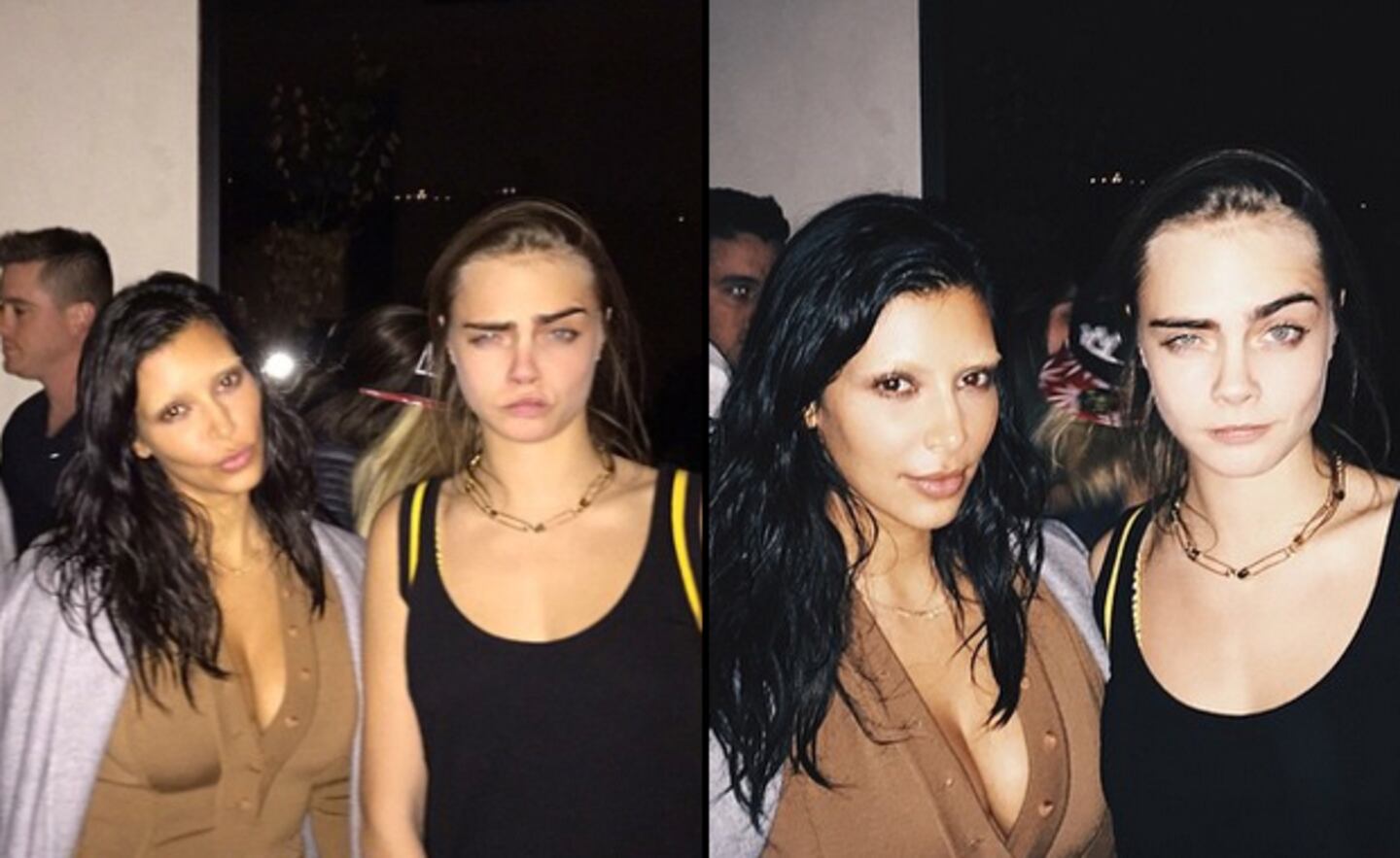 El excéntrico look de Kim Kardashian. (Foto: Instagram)