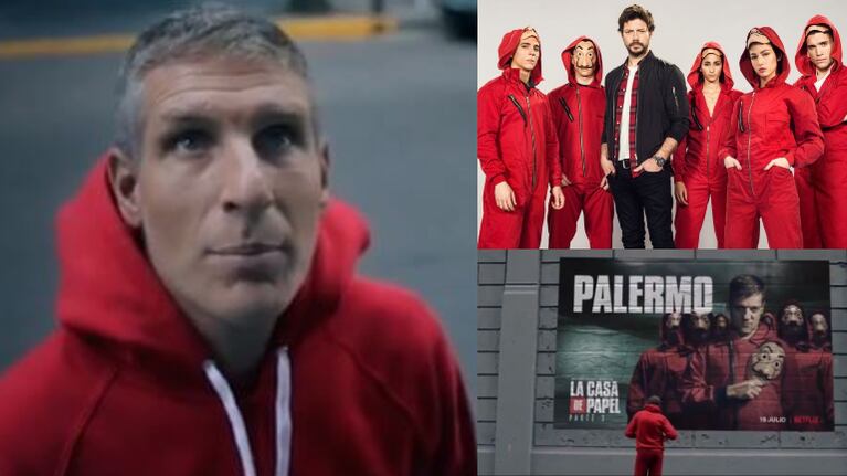 El exfutbolista protagonizó un divertido spot promocional de La Casa de Papel.