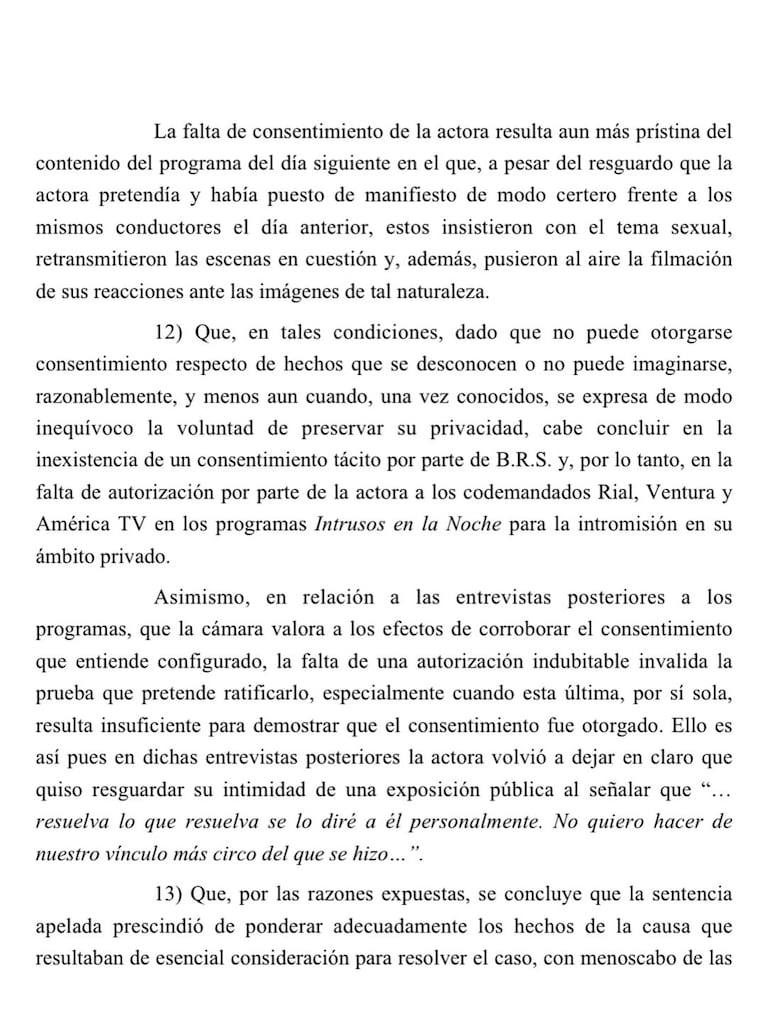 El fallo a favor de Beatriz Salomón (Foto: captura de Instagram de las hijas de la actriz).