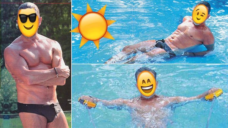 El famoso que lució su lomazo en sunga ¡a los 60 años!
