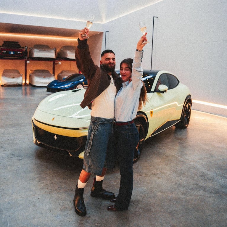 El Ferrari de Maluma: cuánto cuesta el exclusivo modelo único en el mundo. CRÉDITO: Arriba Argentinos.