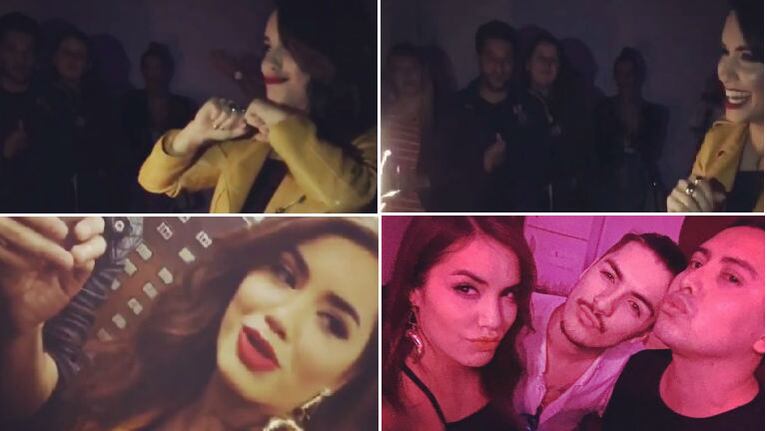 El festejo de cumple de Lali Espósito con amigos. Fotos: Instagram.