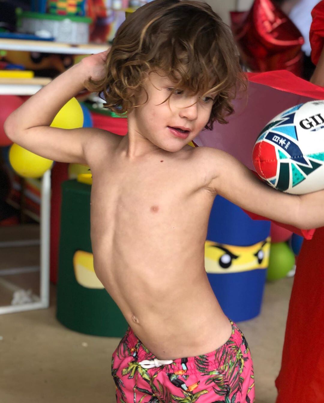 El festejo de cumpleaños de Benicio, el hijo de Pampita. Foto: Instagram