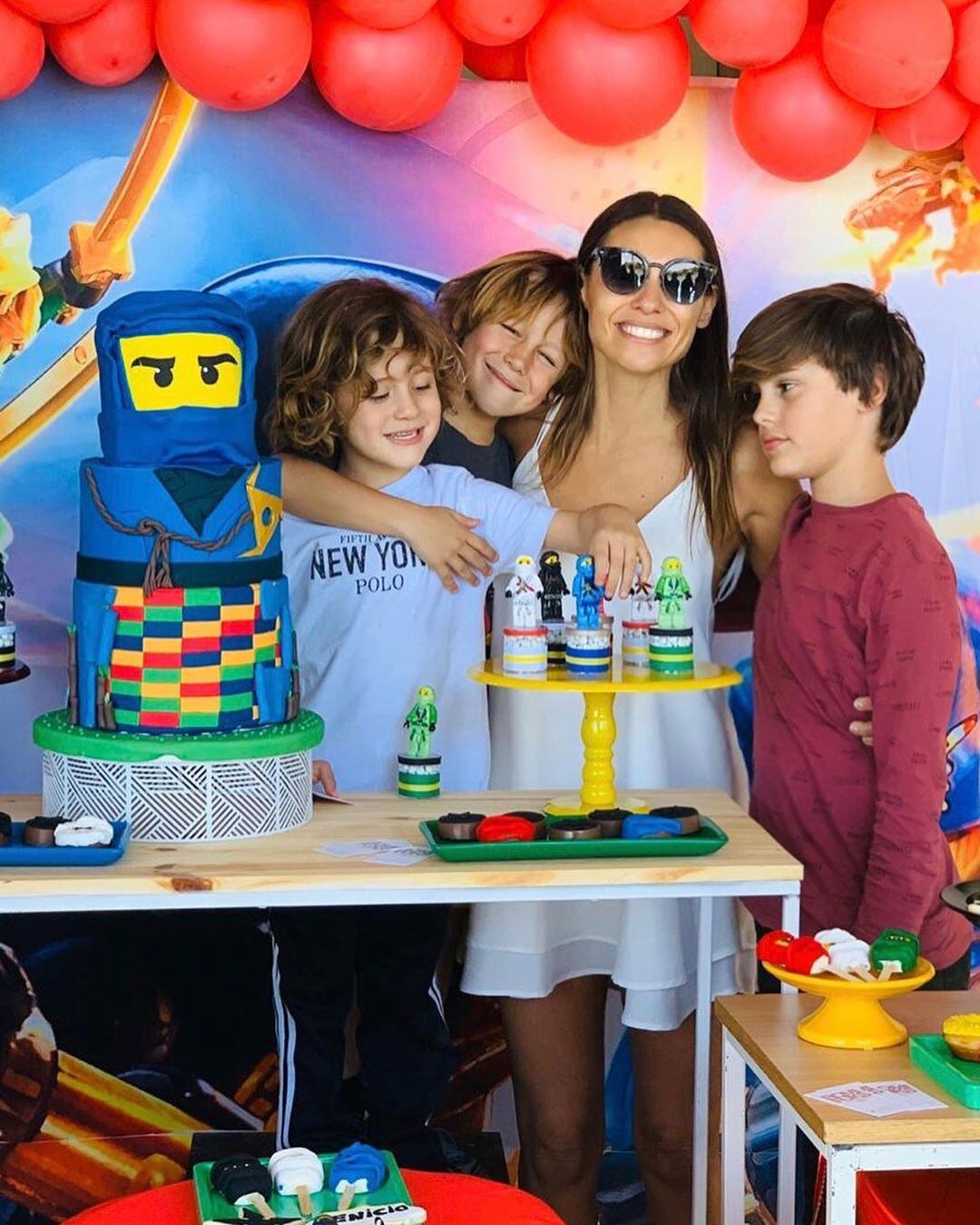 El festejo de cumpleaños de Benicio, el hijo de Pampita. Foto: Instagram