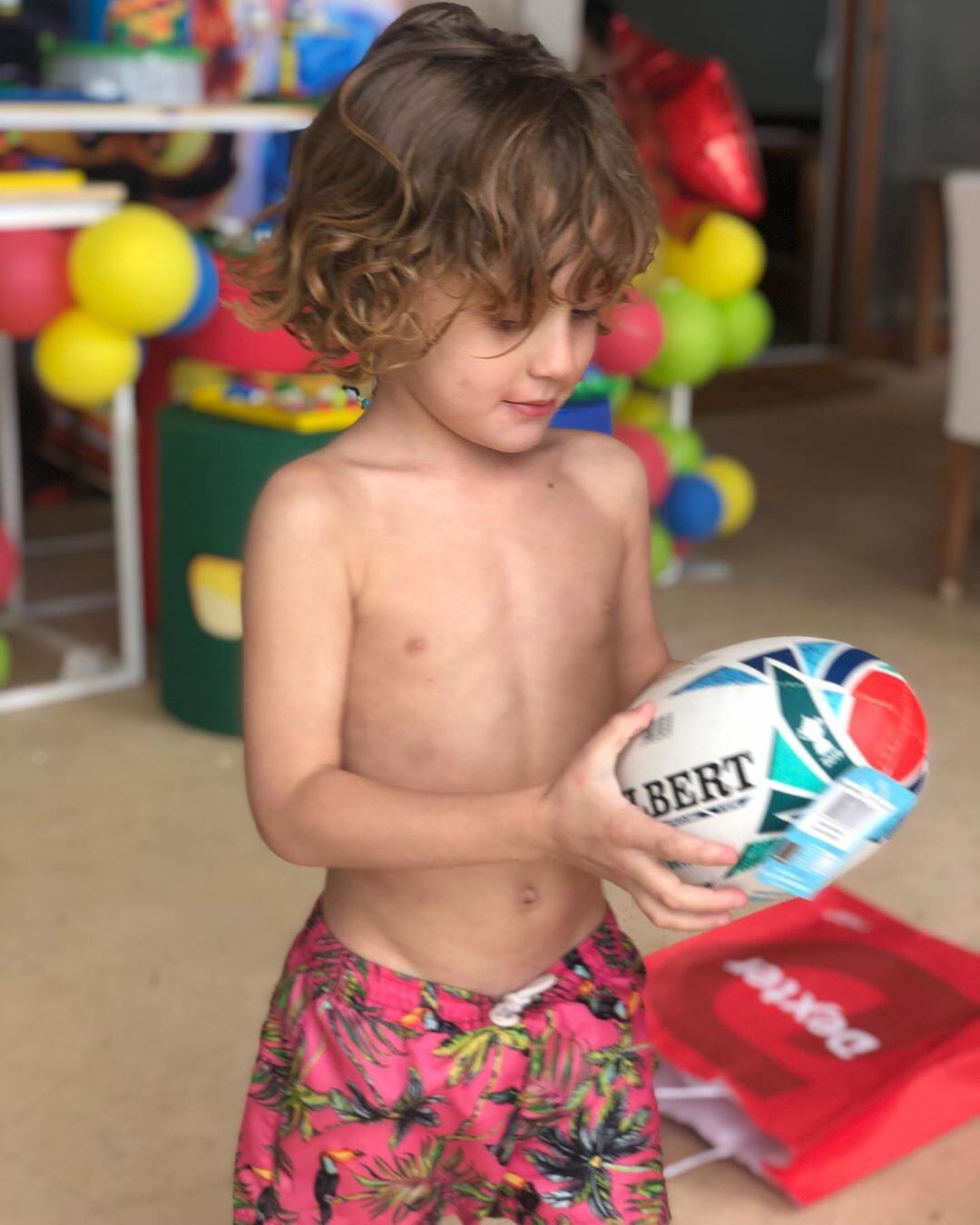 El festejo de cumpleaños de Benicio, el hijo de Pampita. Foto: Instagram