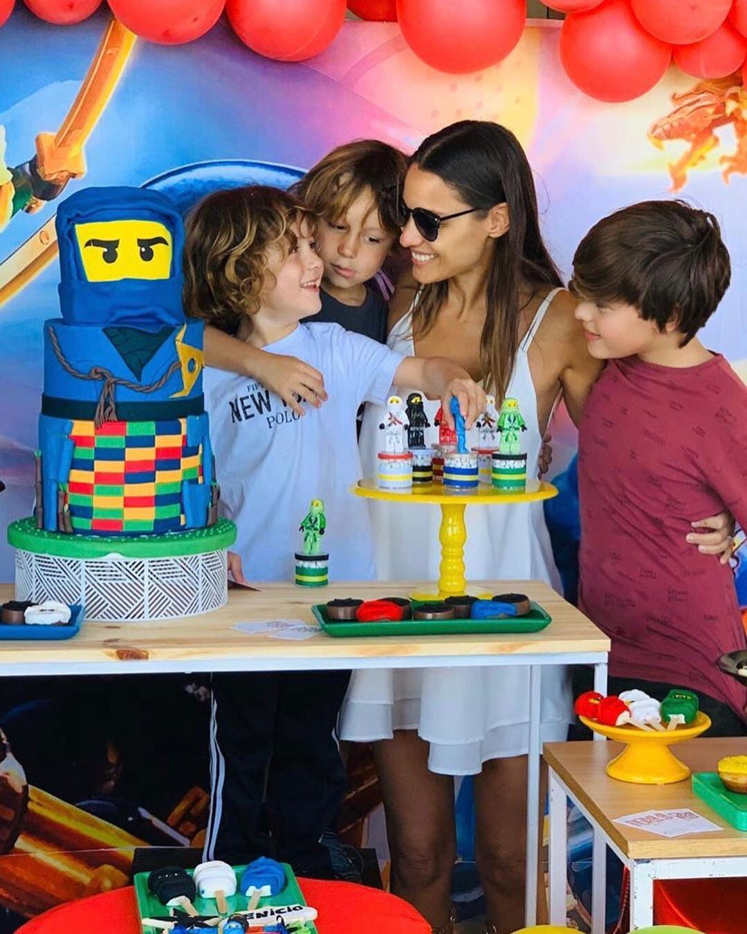 El festejo de cumpleaños de Benicio, el hijo de Pampita. Foto: Instagram