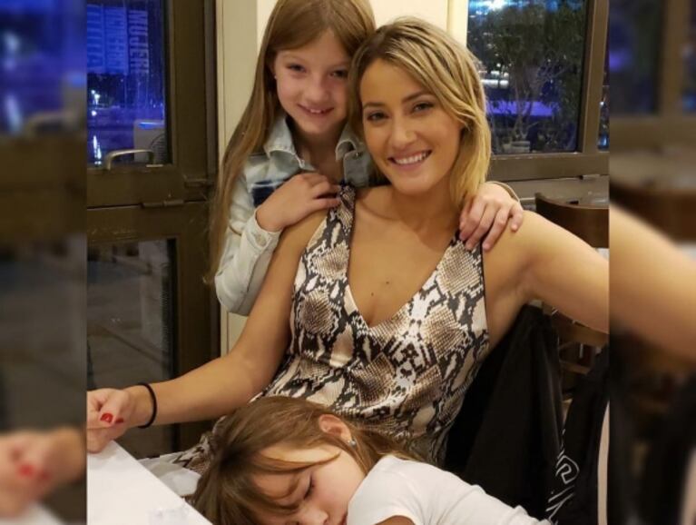 El festejo de cumpleaños de Mica Viciconte junto a Fabián Cubero y las hijas del futbolista