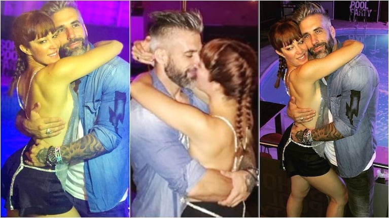 El festejo de cumpleaños de Miriam Lanzoni, a puro mimo con su novio (Fotos: Instagram y Captura de Instagram Stories)