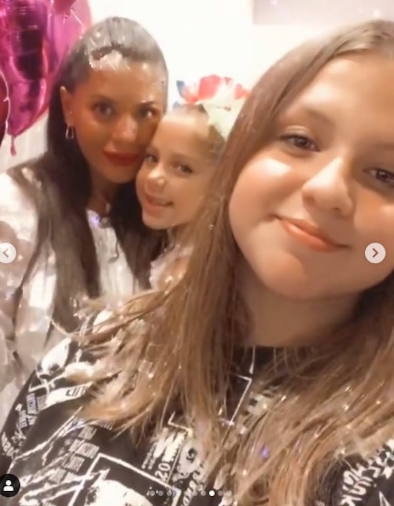 El festejo de cumpleaños de Valeria Aquino con El Polaco y Barby Silenzi: "Gracias por ser parte de mi vida"