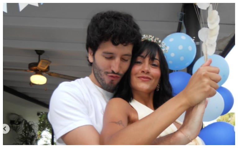 El festejo de cumpleaños. (Fuente: Instagram/aitanax)