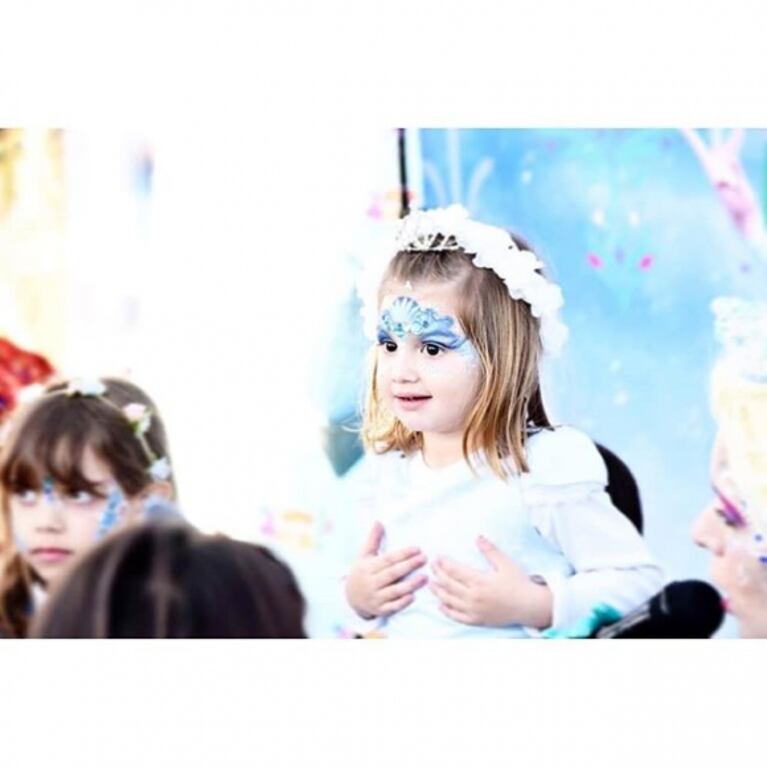 El festejo de Mery del Cerro por los 3 años de Mila, su hija… ¡inspirado en Frozen!: "Siempre con vos"