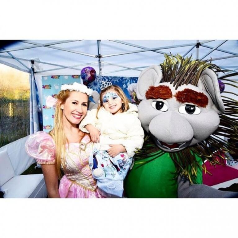 El festejo de Mery del Cerro por los 3 años de Mila, su hija… ¡inspirado en Frozen!: "Siempre con vos"
