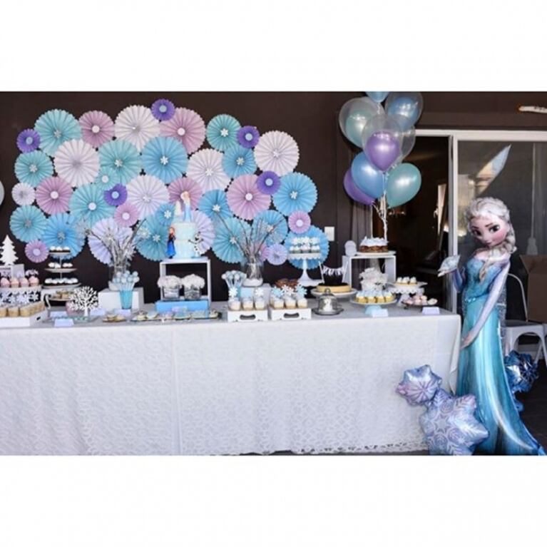El festejo de Mery del Cerro por los 3 años de Mila, su hija… ¡inspirado en Frozen!: "Siempre con vos"