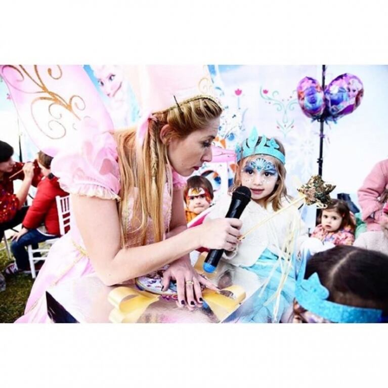 El festejo de Mery del Cerro por los 3 años de Mila, su hija… ¡inspirado en Frozen!: "Siempre con vos"