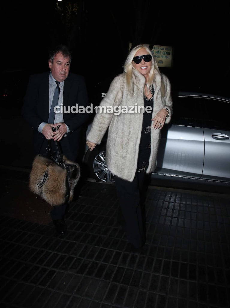El festejo íntimo de Susana Giménez, tras su regreso a la televisión. (Foto: Movilpress)