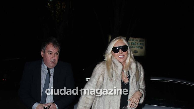 El festejo íntimo de Susana Giménez, tras su regreso a la televisión. (Foto: Movilpress)