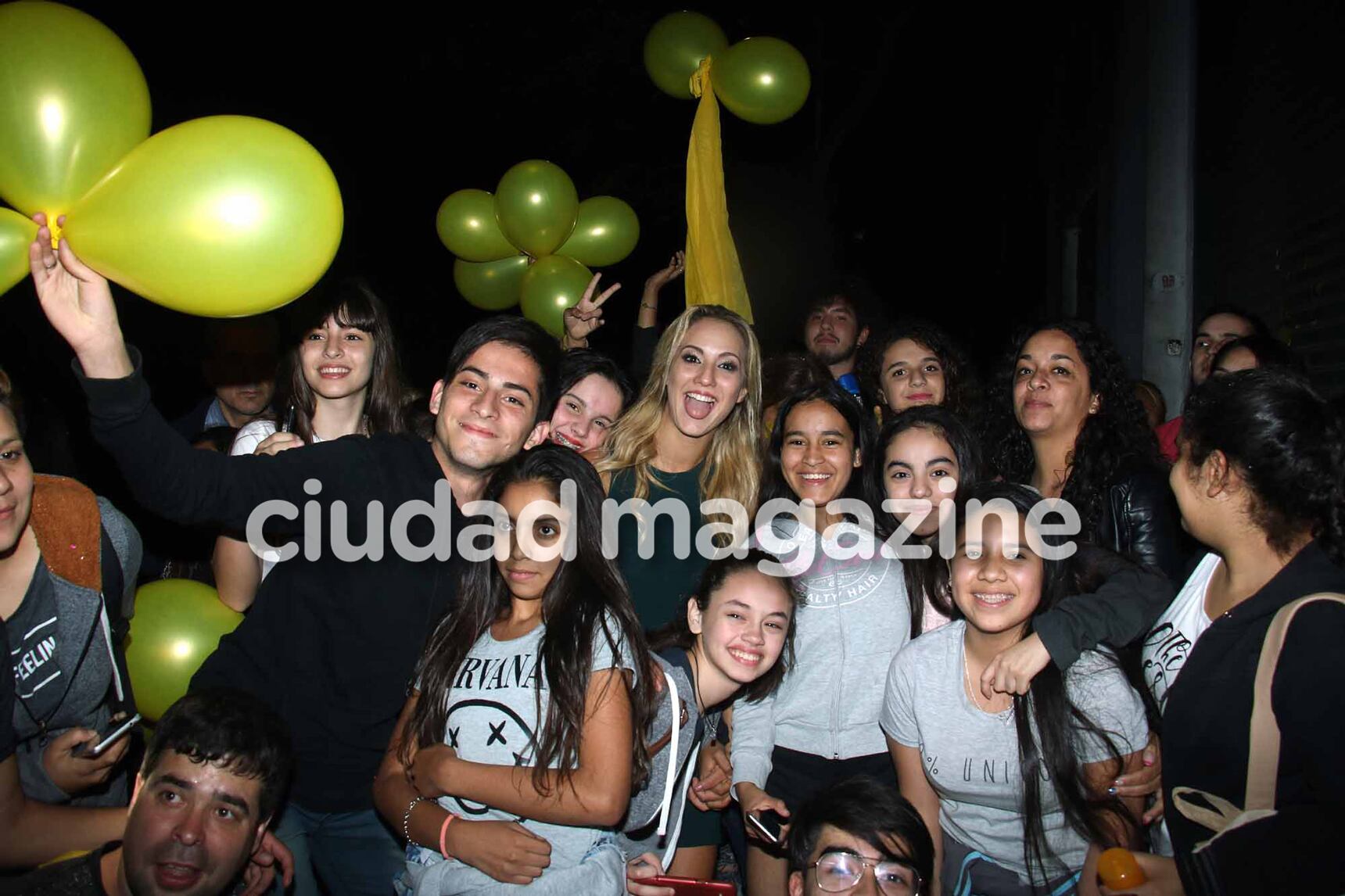 El festejo tras la final del Bailando (Foto: Movilpress)