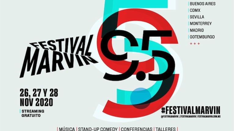 El Festival Marvin llega a la Argentina, vía streaming (Foto: Web)
