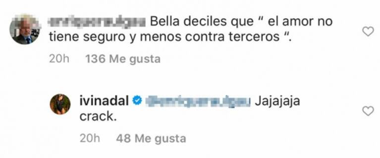 El filoso comentario de Ivana Nadal contra Nati Jota por la polémica de su novio: "Nunca estuvo en el grupo"