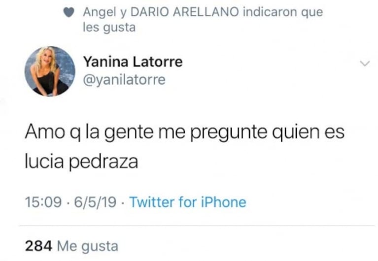 El filoso mensaje de Yanina Latorre sobre Lucía Pedraza, la novia de Nacho Viale, en medio del escándalo con el Pocho Lavezzi