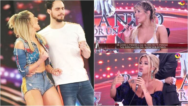 El filoso palito de Viciconte a Laurita Fernández y Flor Peña, tras ser salvada en el Bailando por el público (Fotos: Instagram y Capturas)