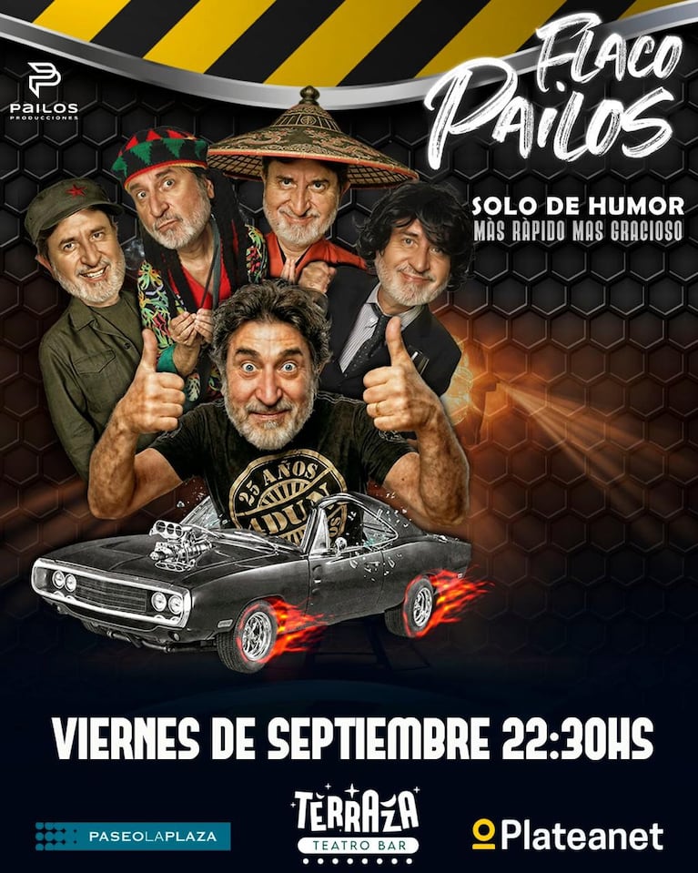 El Flaco Pailos presenta “Solo de Humor”: todos los viernes de septiembre en Paseo La Plaza