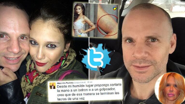 El fortísimo tweet del papá de Barbie Vélez, tras la foto con moretones. (Foto: Web)
