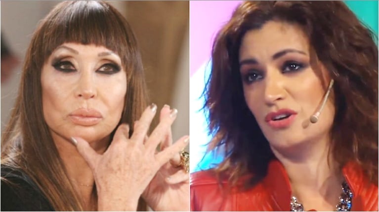El fuerte cruce de Moria Casán a Carla Conte en Twitter (Fotos: Web)