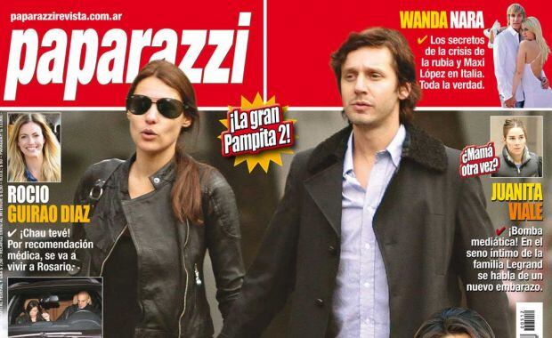 El fuerte cruce entre Pampita y Romina Gaetani. (Foto: Revista Paparazzi)