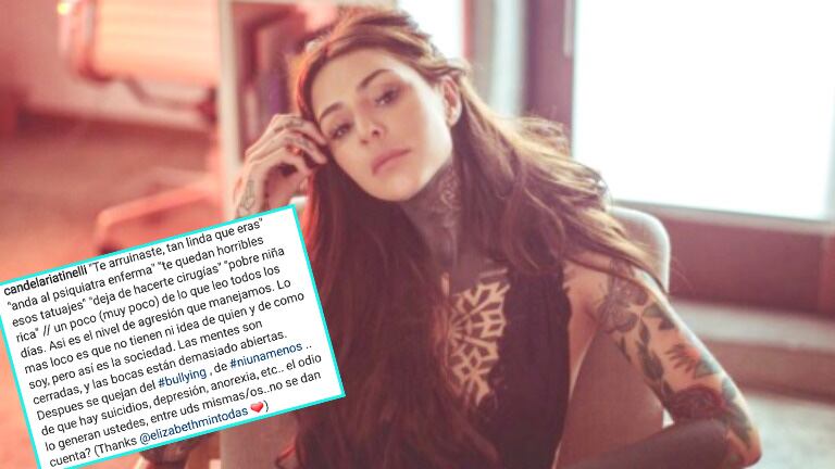 El fuerte descargo de Cande Tinelli tras las fuertes agresiones que recibe en las redes (Foto: Instagram)