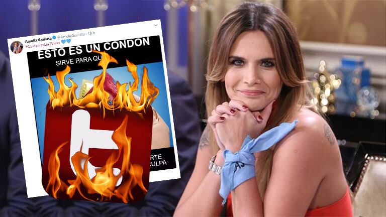 El fuerte mensaje de Amalia Granata que provocó una picante polémica en Twitter
