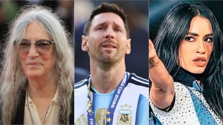 El fuerte mensaje de Lali sobre Messi y las disculpas públicas de la cantante Patti Smith