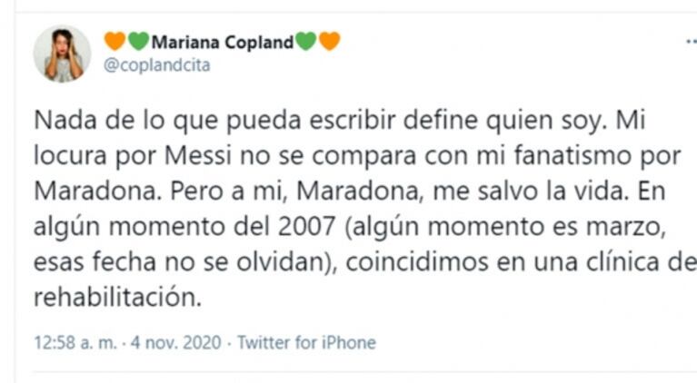 El fuerte relato de una joven que estuvo en un centro de rehabilitación con Diego Maradona que emocionó hasta las lágrimas a Gianinna: "Lloren todos conmigo"