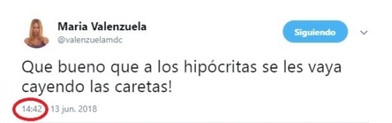 El fuerte tweet de María Valenzuela tras las acusaciones de Bertuccelli a Darín